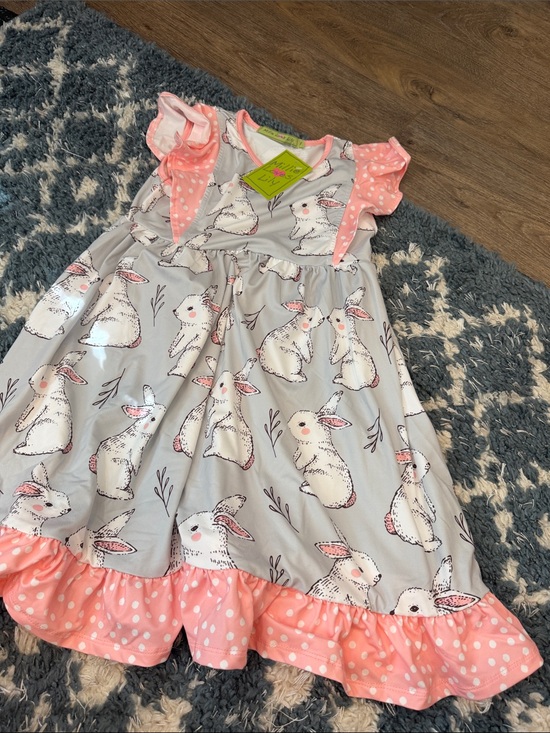 Millie Loves Lily Other - Girls Millie Loves Lily Bunny Print dress